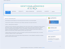 Tablet Screenshot of gestionealbergoelba.it